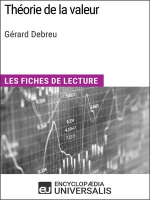 cover image of Théorie de la valeur de Gérard Debreu